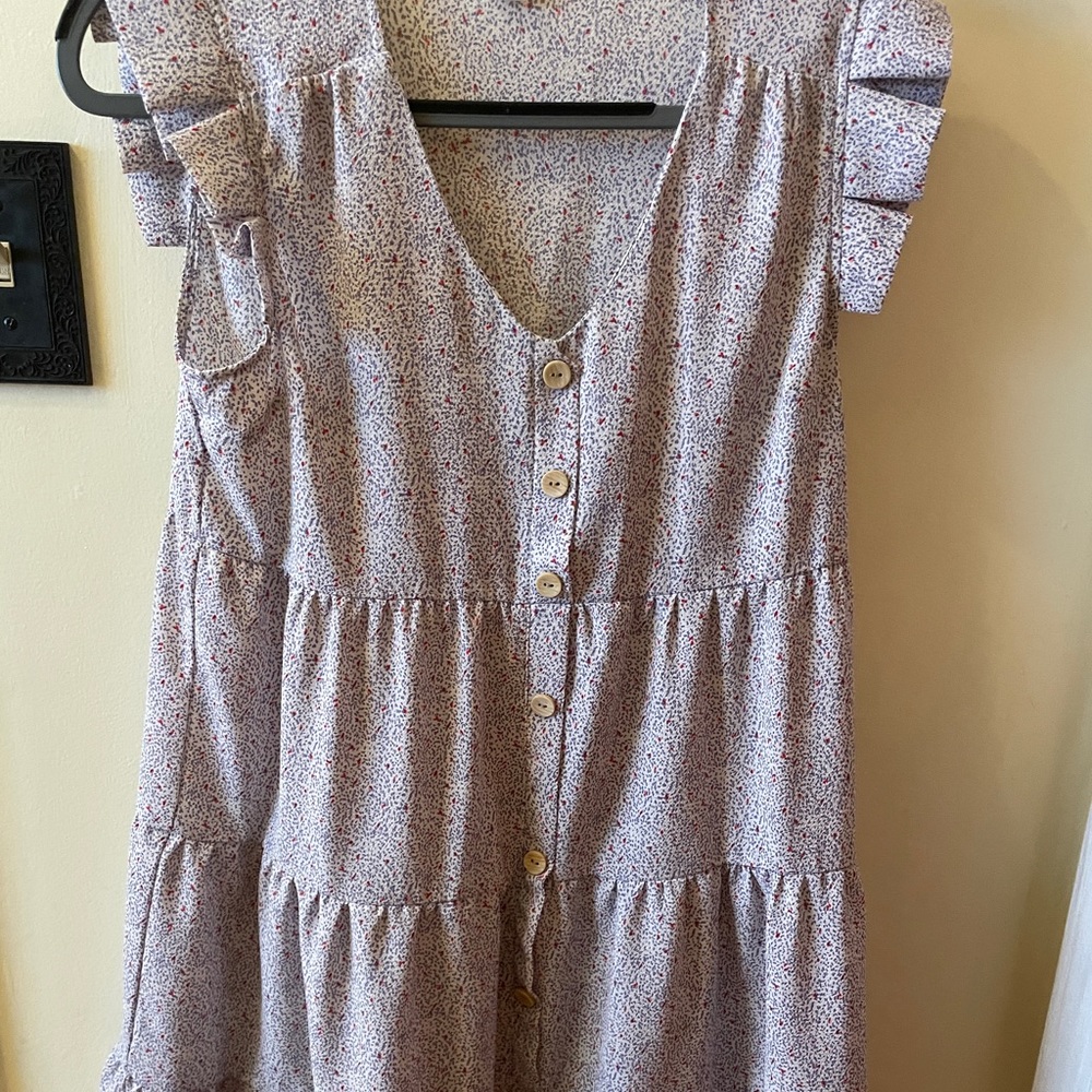 Dress / little mini flower dress / size small